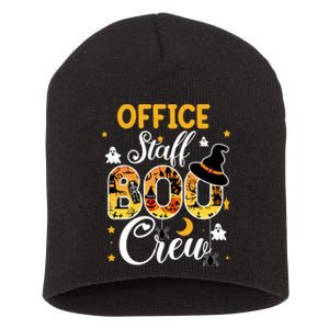 Office Staff Boo Crew Funny Halloween Matching Costume Short Acrylic Beanie