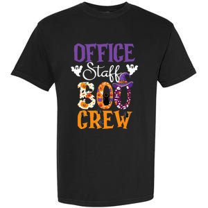 O.ffice Staff Boo Crew Matching Autumn Halloween Costume Garment-Dyed Heavyweight T-Shirt