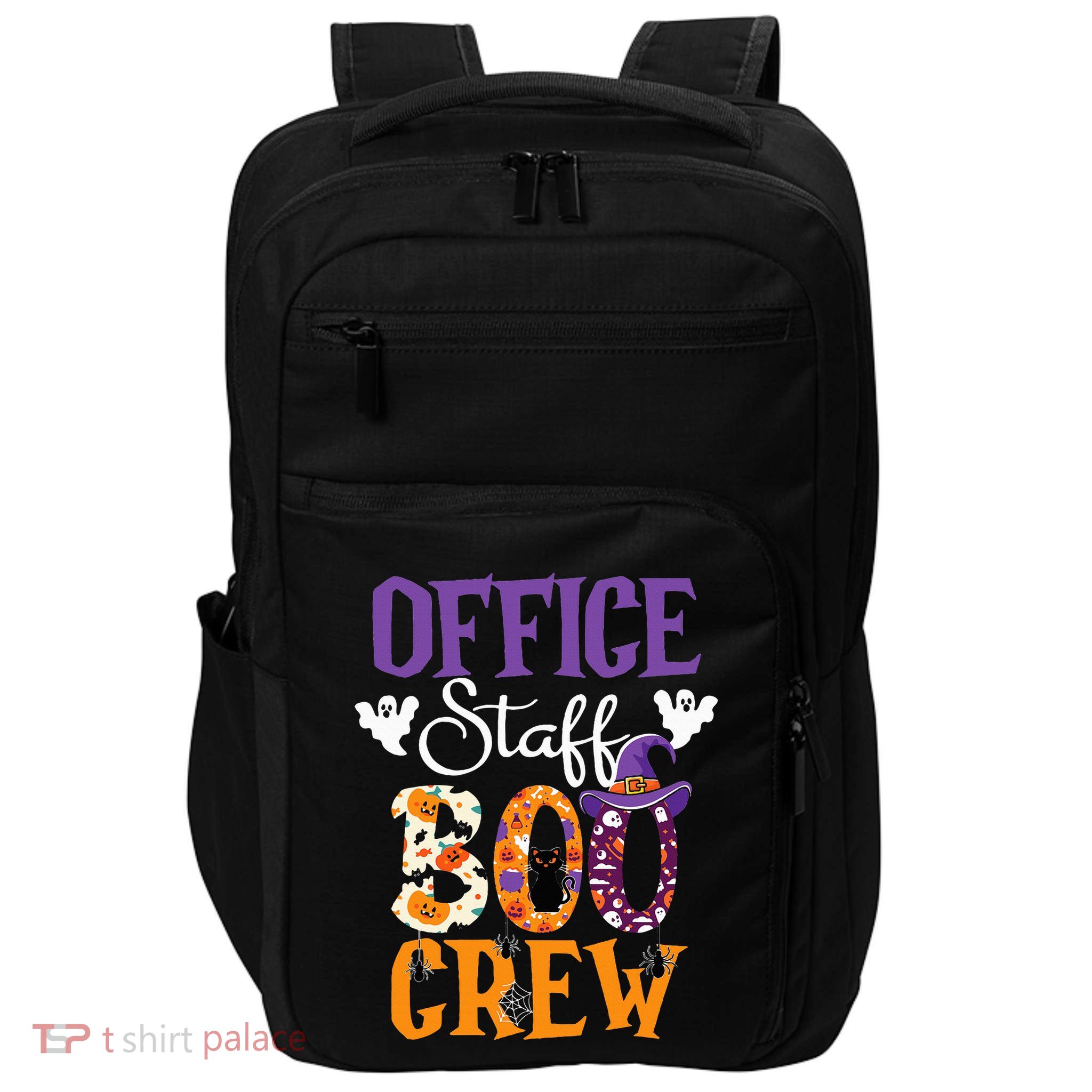 O.ffice Staff Boo Crew Matching Autumn Halloween Costume Impact Tech Backpack