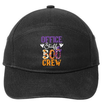 O.ffice Staff Boo Crew Matching Autumn Halloween Costume 7-Panel Snapback Hat