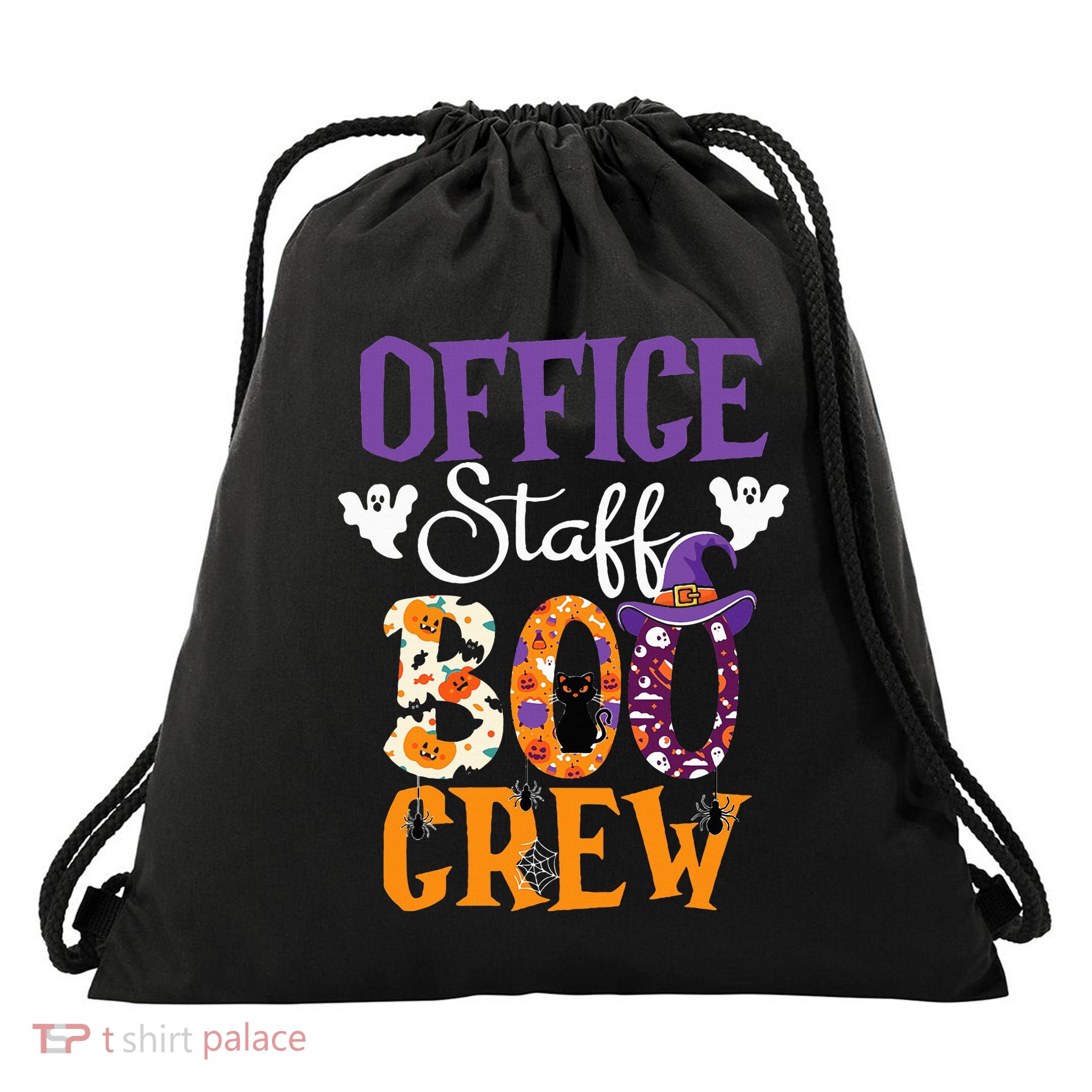 O.ffice Staff Boo Crew Matching Autumn Halloween Costume Drawstring Bag