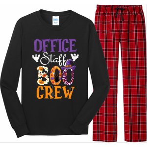 O.ffice Staff Boo Crew Matching Autumn Halloween Costume Long Sleeve Pajama Set