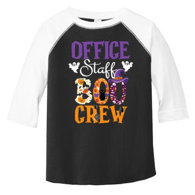 O.ffice Staff Boo Crew Matching Autumn Halloween Costume Toddler Fine Jersey T-Shirt