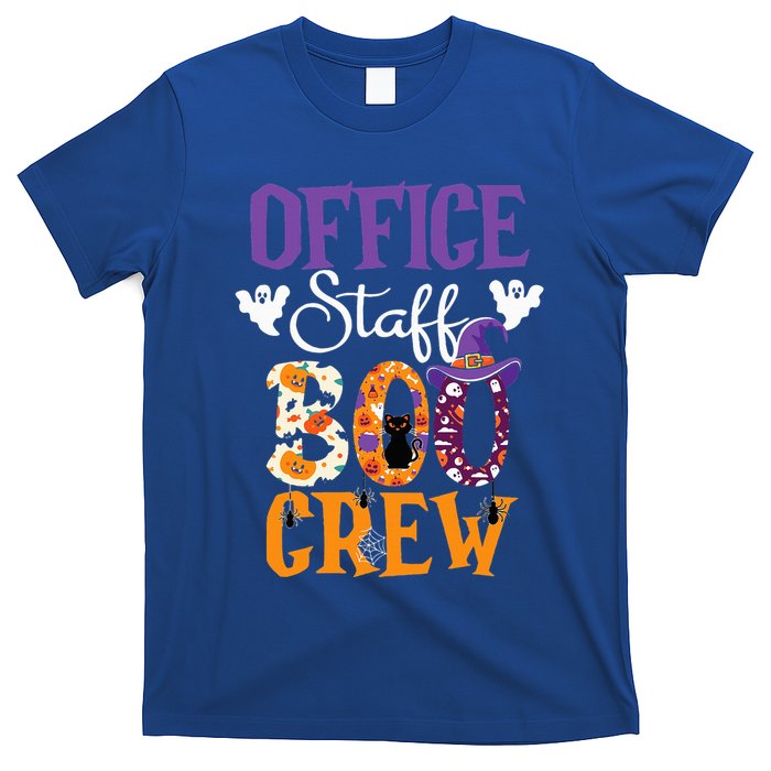 O.ffice Staff Boo Crew Matching Autumn Halloween Costume T-Shirt