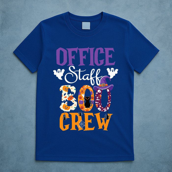 O.ffice Staff Boo Crew Matching Autumn Halloween Costume T-Shirt