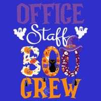 O.ffice Staff Boo Crew Matching Autumn Halloween Costume T-Shirt