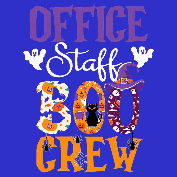 O.ffice Staff Boo Crew Matching Autumn Halloween Costume T-Shirt