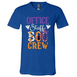 O.ffice Staff Boo Crew Matching Autumn Halloween Costume V-Neck T-Shirt