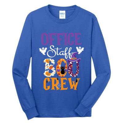 O.ffice Staff Boo Crew Matching Autumn Halloween Costume Tall Long Sleeve T-Shirt