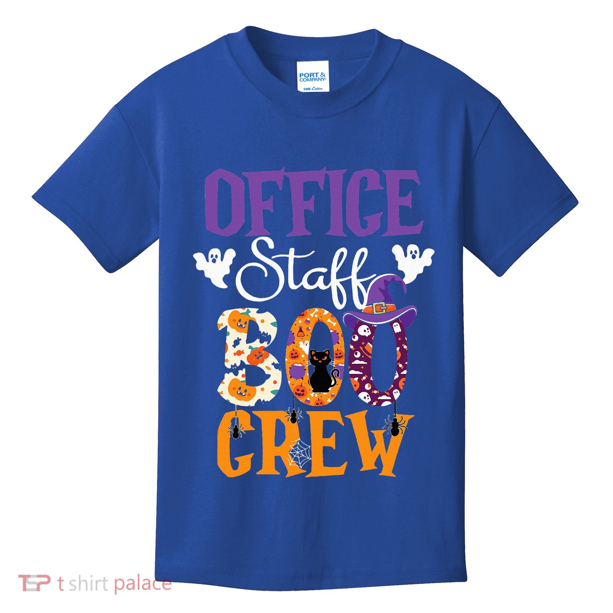 O.ffice Staff Boo Crew Matching Autumn Halloween Costume Kids T-Shirt