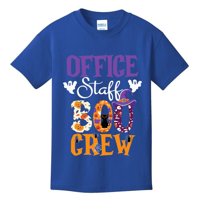 O.ffice Staff Boo Crew Matching Autumn Halloween Costume Kids T-Shirt