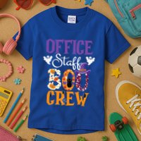 O.ffice Staff Boo Crew Matching Autumn Halloween Costume Kids T-Shirt