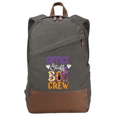 O.ffice Staff Boo Crew Matching Autumn Halloween Costume Cotton Canvas Backpack