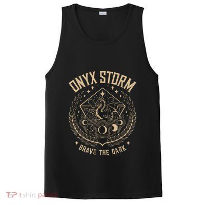 Onyx Storm Brave The Dark Fourth Wingg Basgiath War Collegee PosiCharge Competitor Tank