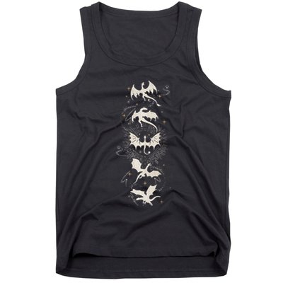 Onyx Storm Brave The Dark Fourth Wingg Basgiath War Collegee Tank Top