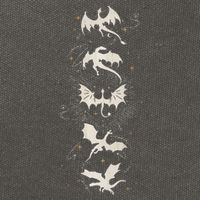 Onyx Storm Brave The Dark Fourth Wingg Basgiath War Collegee Cotton Canvas Backpack