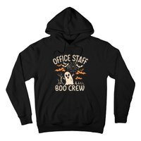 Office Staff Boo Crew Funny Halloween Hoodie