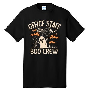 Office Staff Boo Crew Funny Halloween Tall T-Shirt