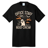 Office Staff Boo Crew Funny Halloween Tall T-Shirt