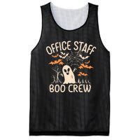 Office Staff Boo Crew Funny Halloween Mesh Reversible Basketball Jersey Tank