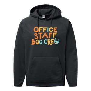 Office Staff Boo Crew Halloween Performance Fleece Hoodie