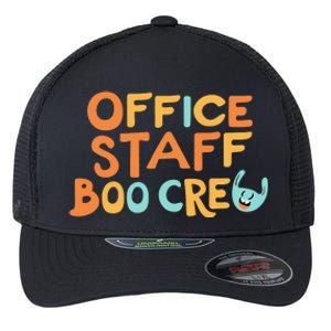 Office Staff Boo Crew Halloween Flexfit Unipanel Trucker Cap