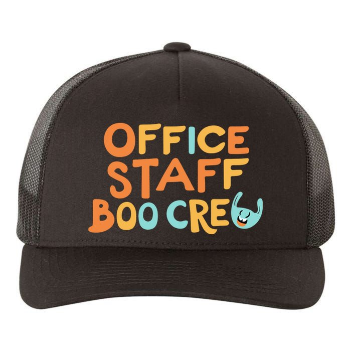 Office Staff Boo Crew Halloween Yupoong Adult 5-Panel Trucker Hat