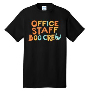 Office Staff Boo Crew Halloween Tall T-Shirt