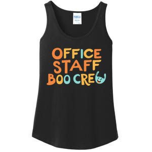 Office Staff Boo Crew Halloween Ladies Essential Tank