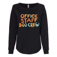 Office Staff Boo Crew Halloween Womens California Wash Sweatshirt