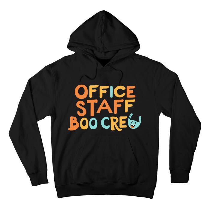 Office Staff Boo Crew Halloween Tall Hoodie