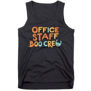 Office Staff Boo Crew Halloween Tank Top