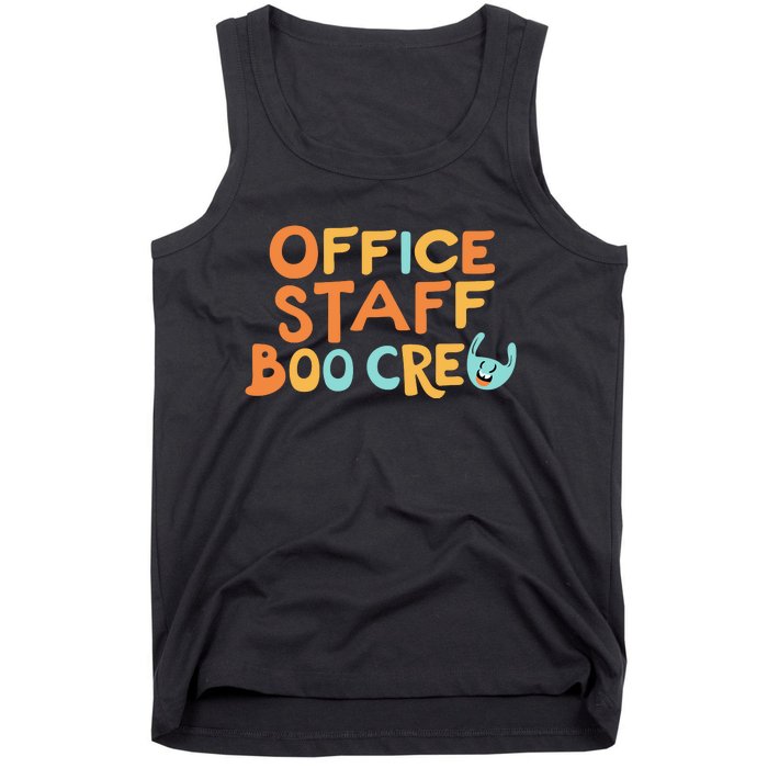 Office Staff Boo Crew Halloween Tank Top