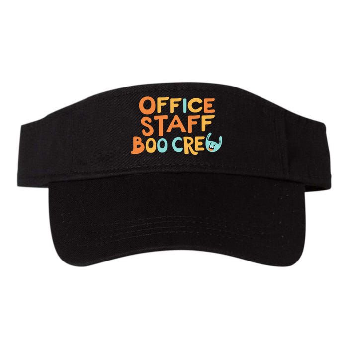 Office Staff Boo Crew Halloween Valucap Bio-Washed Visor