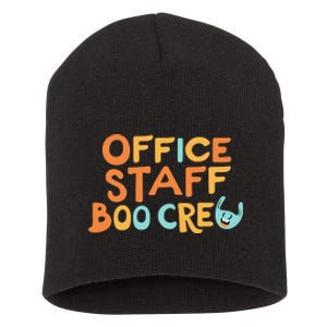 Office Staff Boo Crew Halloween Short Acrylic Beanie