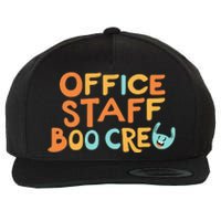 Office Staff Boo Crew Halloween Wool Snapback Cap