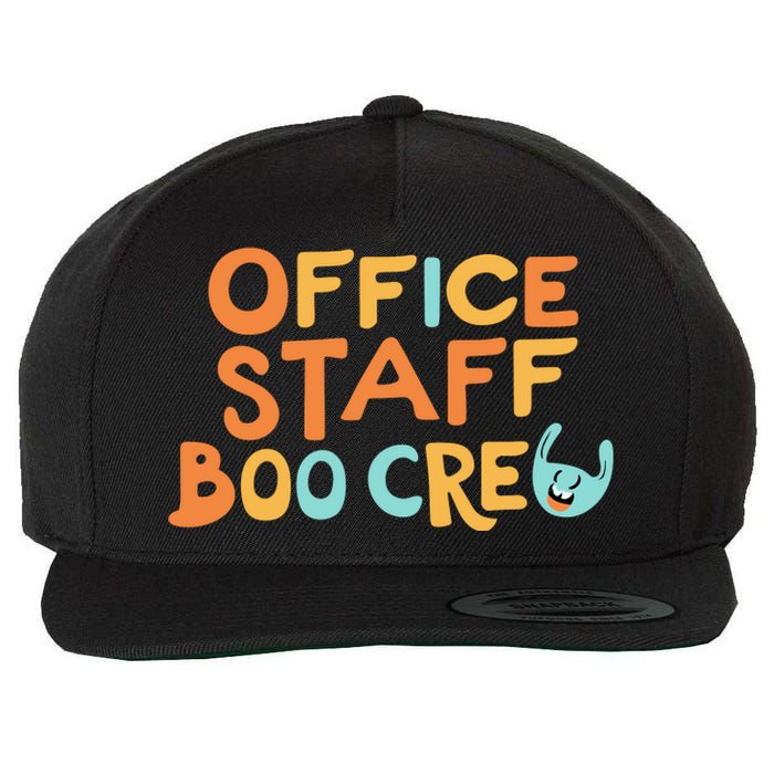 Office Staff Boo Crew Halloween Wool Snapback Cap