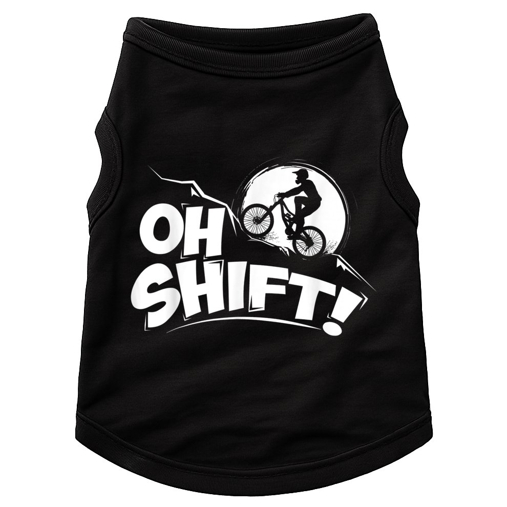 Oh Shift! Bicycle For Bike Riders & Cyclists Doggie Tank