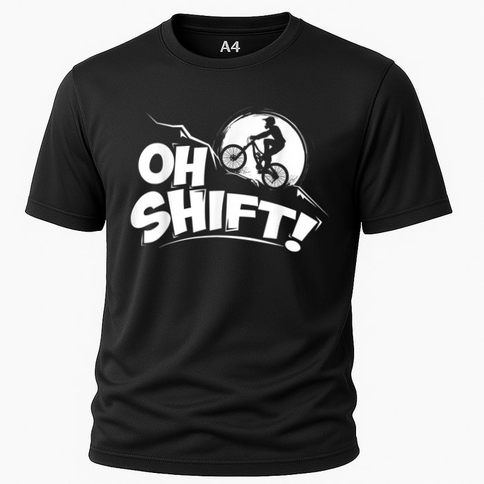 Oh Shift! Bicycle For Bike Riders & Cyclists Performance Shirt