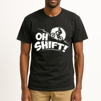 Oh Shift! Bicycle For Bike Riders & Cyclists Tall T-Shirt