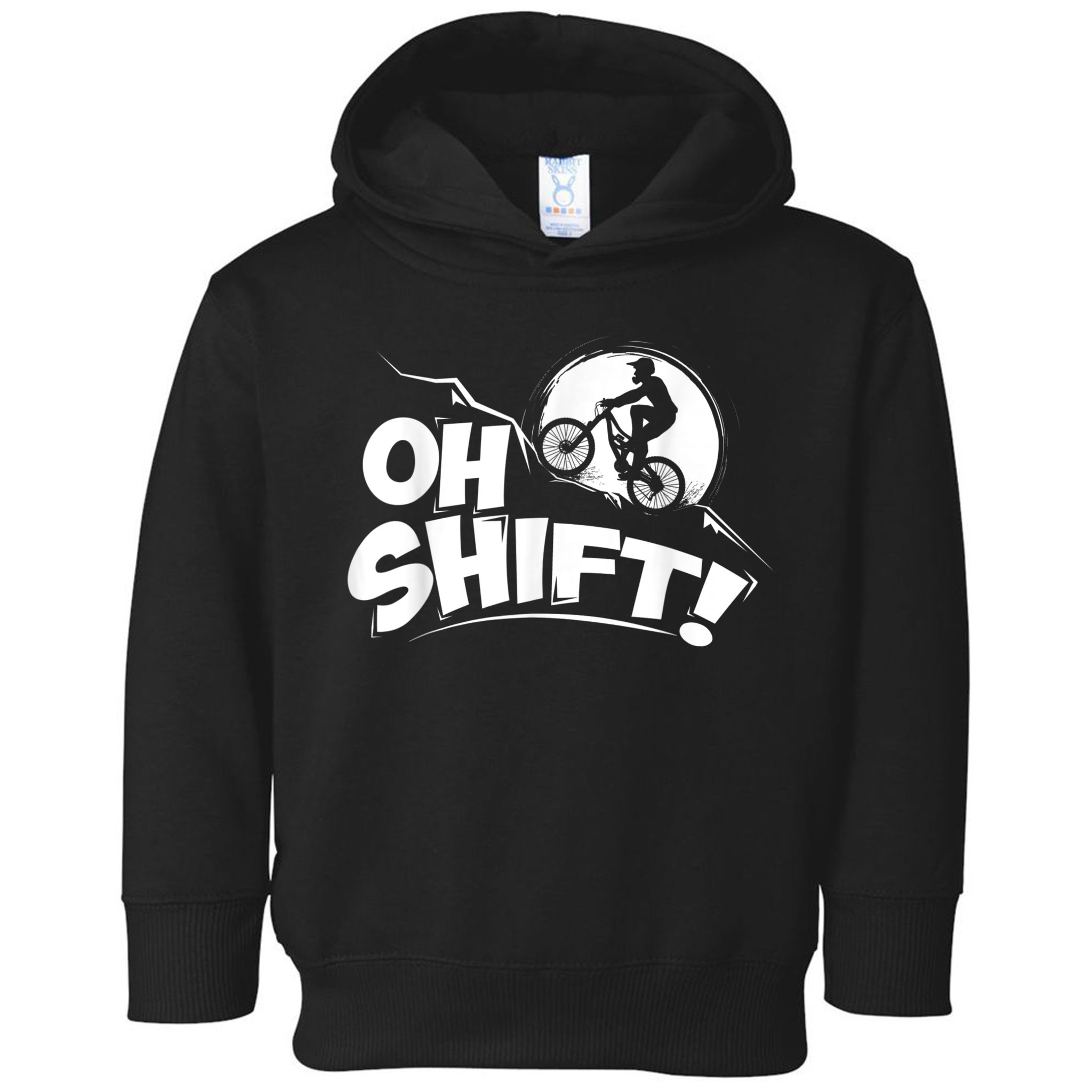 Oh Shift! Bicycle For Bike Riders & Cyclists Toddler Hoodie
