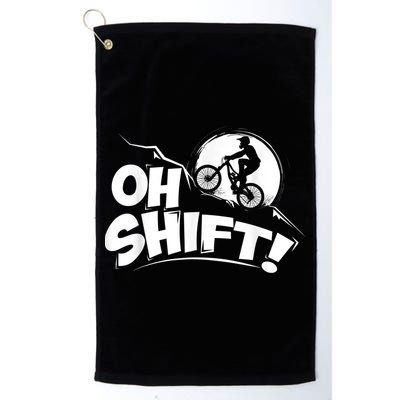 Oh Shift! Bicycle For Bike Riders & Cyclists Golf Towel