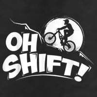 Oh Shift! Bicycle For Bike Riders & Cyclists Golf Towel