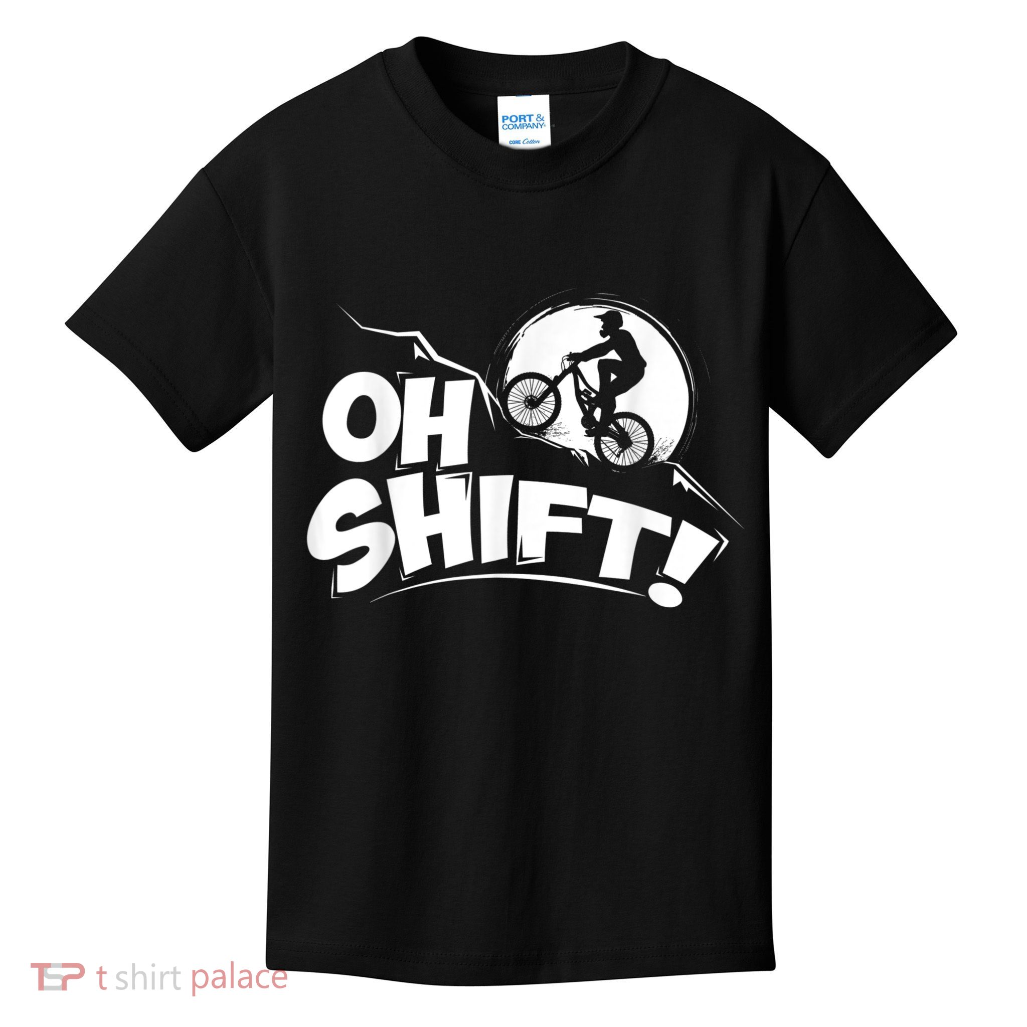 Oh Shift! Bicycle For Bike Riders & Cyclists Kids T-Shirt