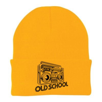 Old School Boombox 80s Rap Knit Cap Winter Beanie