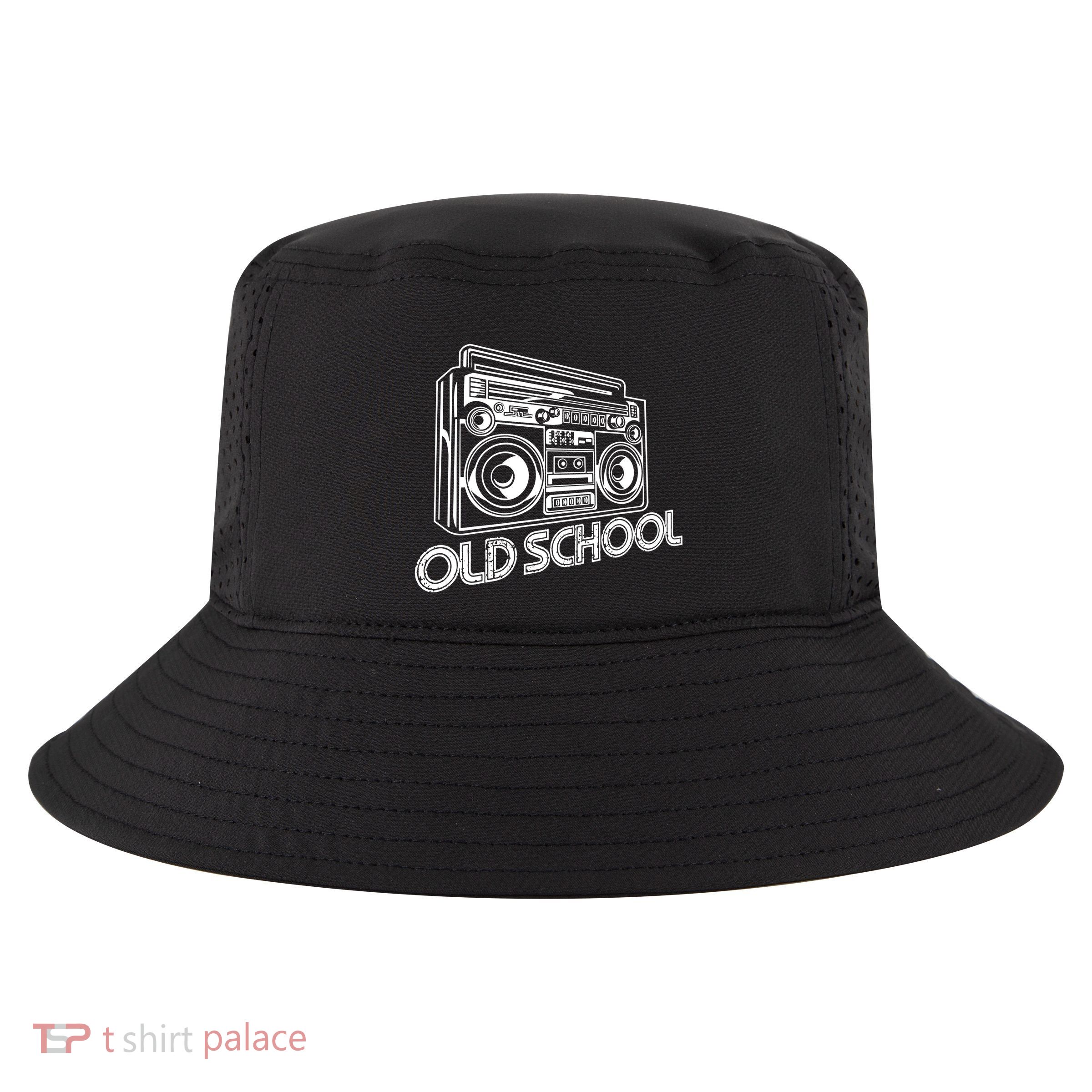 Old School Boombox 80s Rap Cool Comfort Performance Bucket Hat