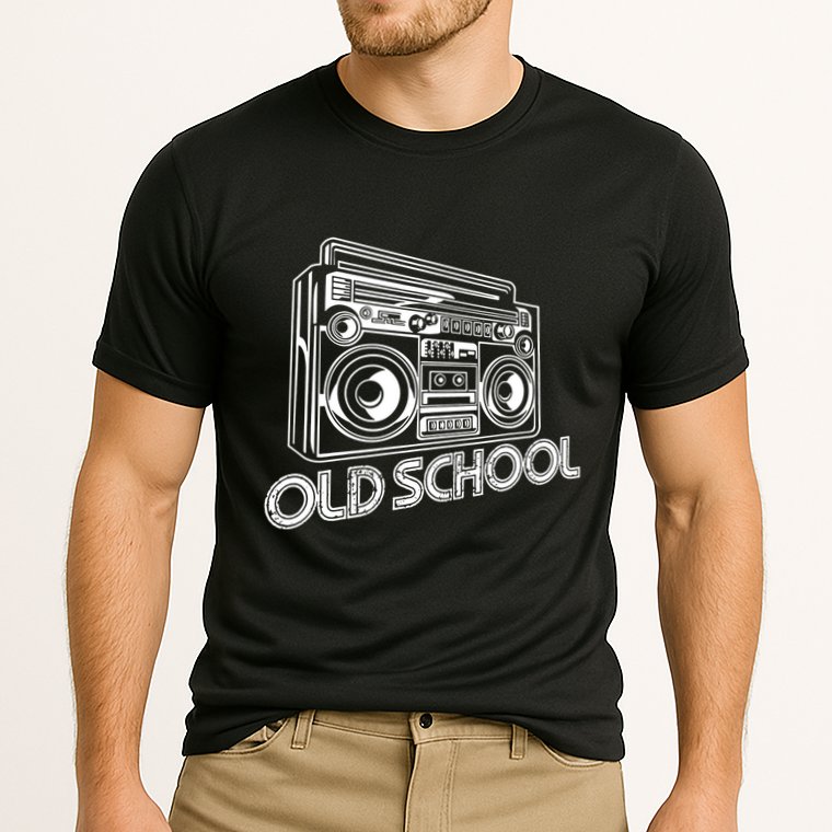 Old School Boombox 80s Rap Performance Shirt