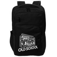 Old School Boombox 80s Rap Impact Tech Backpack