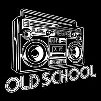 Old School Boombox 80s Rap Zip Tote Bag