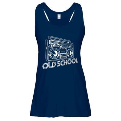 Old School Boombox 80s Rap Ladies Essential Flowy Tank